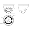 KAMERA IP TC-C35XS 3ERA-28 Color Maker - 5 Mpx 2.8 mm TIANDY